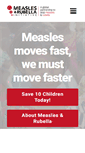 Mobile Screenshot of measlesrubellainitiative.org